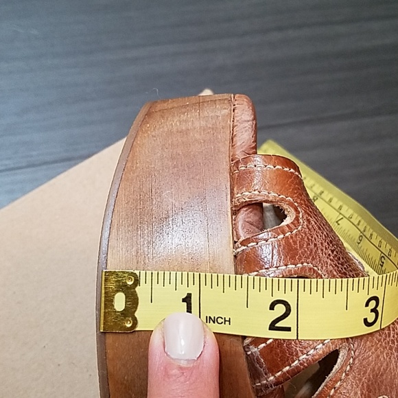 Bed Stu Fontella Tan Rustic Platform Sandals - Picture 5 of 8